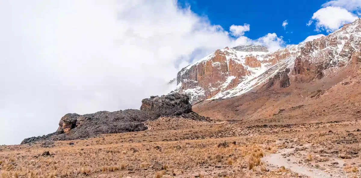 Kilimanjaro seen above the clouds